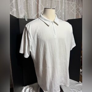 JOZORRO 2XL men’s polo. Zipper 5.25 on front 95% polyester 5% spandex